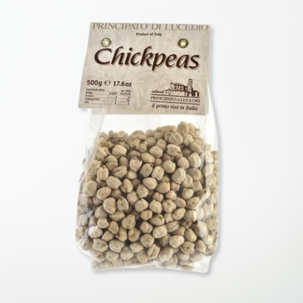 Lucedio Chickpeas (500g) – Healthy Gluten-Free Mediterranean Pulses | Premium Food Thailand