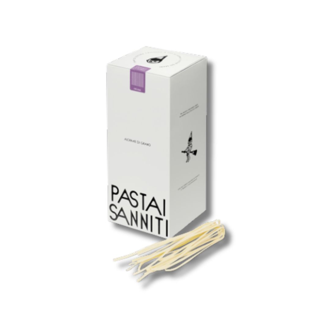 Pasta Sanniti Linguine made in Italy. Slow-dried