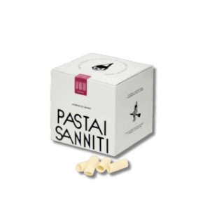 Pasta Sanniti Rigatoni made in Italy. Bronze-die pasta with excellent sauce grip